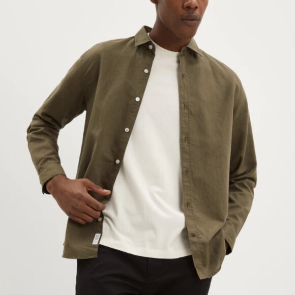 Frank And Oak Casual Long Sleeves Shirt - Picture 1 of 13